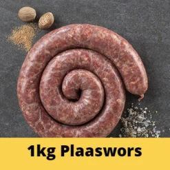 Plaaswors Boerewors 1kg 7 Plaaswors Boerewors 1kg -Savanna Foods Shop 1kgPlaas