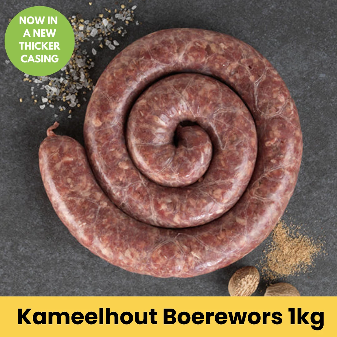 Kameelhout Boerewors 1kg 3 Kameelhout Boerewors 1kg
