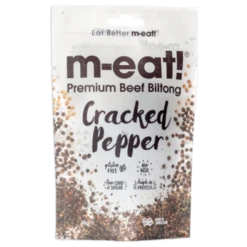 M-eat! Beef Biltong Cracked Black Pepper 75g