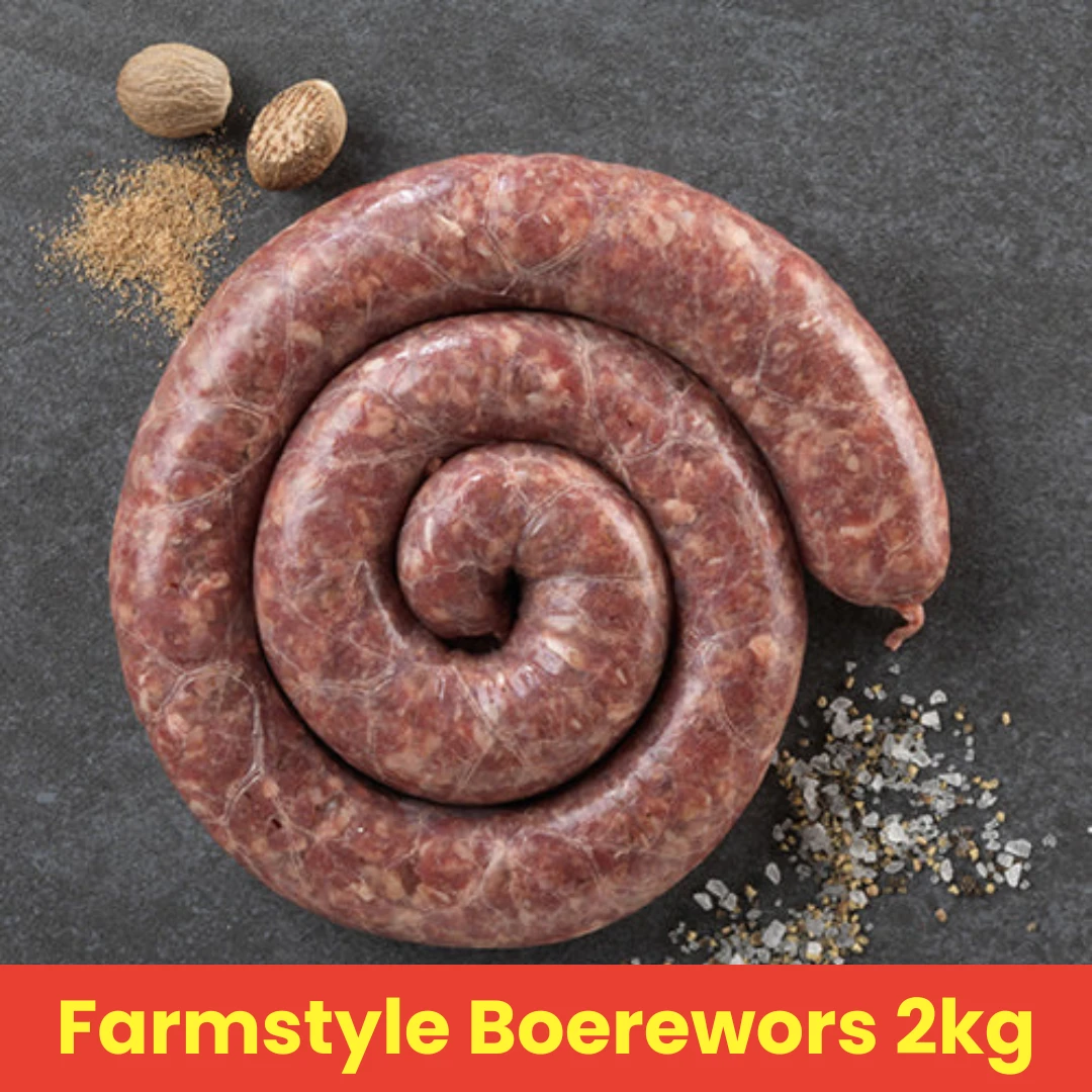 Farmstyle Boerewors 2kg 3 Farmstyle Boerewors 2kg