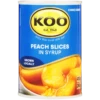 KOO Peach Slices (in Syrup) -Savanna Foods Shop peachslices