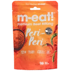 M-eat! Beef Biltong Peri Peri 75g