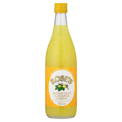 Rose's Passion Fruit Cordial 750ml 3 Rose's Passion Fruit Cordial 750ml