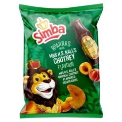 Simba Mrs Balls Chutney Chips 120g (BB: 06/2025)