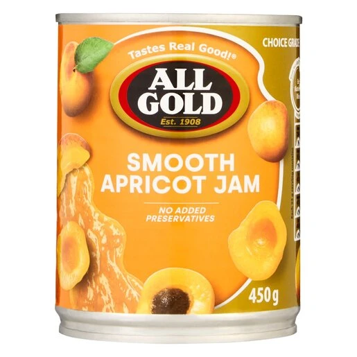 All Gold Smooth Apricot Jam 450g 3 All Gold Smooth Apricot Jam 450g