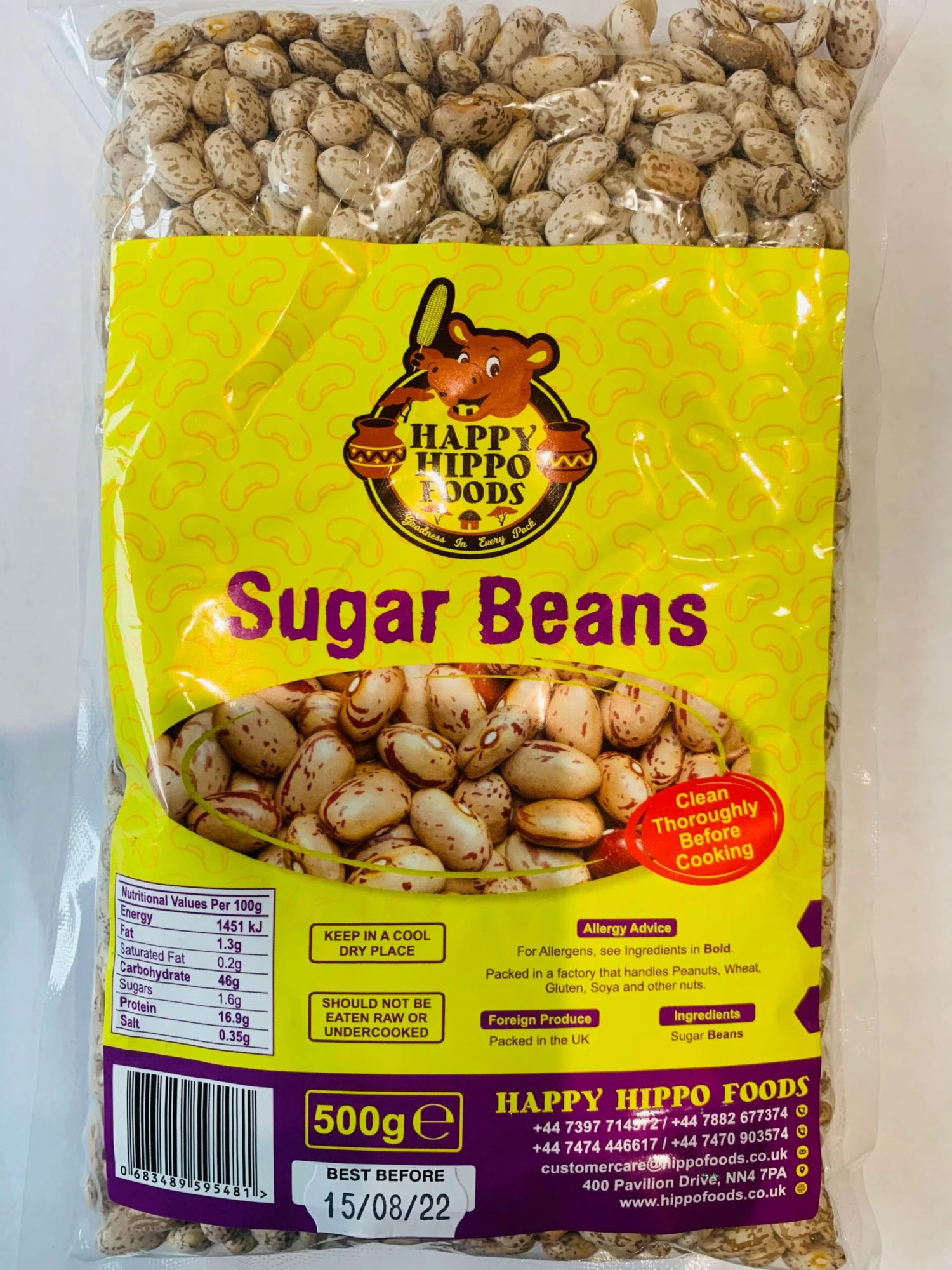 Happy Hippo Sugar Beans 500g 3 Happy Hippo Sugar Beans 500g